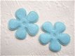 Glinster bloem ~ 3,5 cm ~ Blauw - 1 - Thumbnail