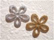 Opengewerkt glinster bloemetje ~ 2,5 cm ~ Zilver - 4 - Thumbnail