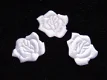 Wit satijnen roosje ~ 20 mm - 0 - Thumbnail