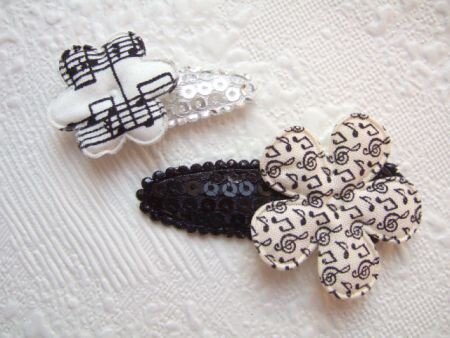 Muziek bloem ~ 3,5 cm ~ Crème - Afbeelding 3