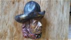 Hangende stenen cowboyhoofd - 3 - Thumbnail