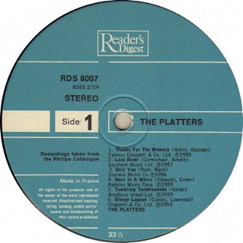 LP - The Platters - 2