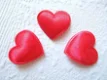 Klein satijnen hartje ~ 2 cm ~ Rood - 0 - Thumbnail