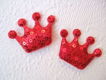 Mooie lovertjes kroon ~ 4 cm ~ Rood - 0 - Thumbnail