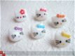 Hello Kitty van bont ~ 3 cm ~ Fuchsia roze - 4 - Thumbnail