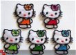 Hello Kitty van bont ~ 3 cm ~ Fuchsia roze - 5 - Thumbnail