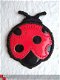 Leuk gevuld lieveheersbeestje met lovertjes ~ 3 cm - 3 - Thumbnail