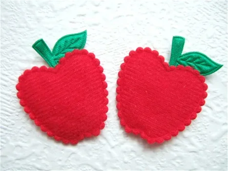 Grote vilt appel ~ 4 cm ~ Rood - 0