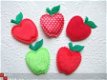 Grote vilt appel ~ 4 cm ~ Rood - 2 - Thumbnail