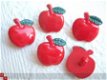 Grote vilt appel ~ 4 cm ~ Rood - 3 - Thumbnail