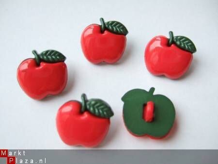 Grote vilt appel ~ 4 cm ~ Rood - 4