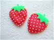 Grote satijnen polkadots aardbei ~ 4 cm ~ Rood - 0 - Thumbnail