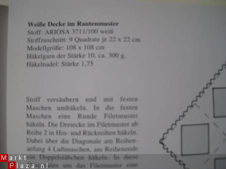 Haakblad Zweigart - Ariose - haakranden - Afbeelding 3