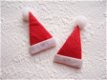 Leuke rode kerstman muts ~ 4,5 cm - 0 - Thumbnail