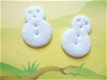Mooie witte sneeuwpop ~ 3 cm - 0 - Thumbnail