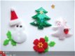 Glinsterend Kerst klokje ~ 3 cm ~ Rood - 3 - Thumbnail