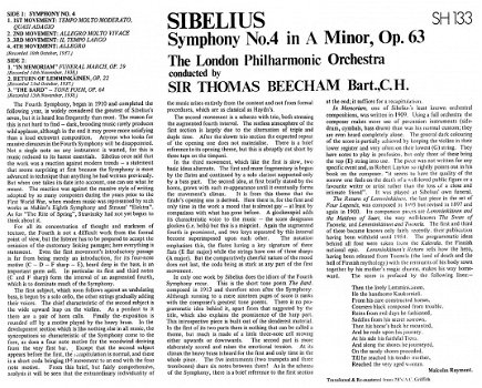 LP - Sibelius - Symphony no.4 - 2