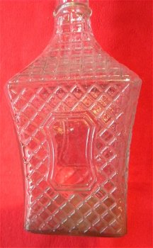 Antieke glazen karaf ca 1920. no 1. - 2