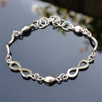 Zilveren armband Infinity - 1