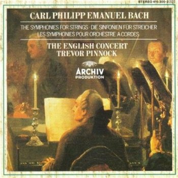 Carl Philipp Emmanuel Bach - Symphonies For Strings No CD - 1