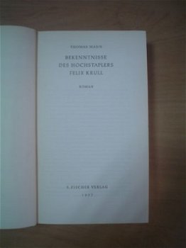 Bekentnisse des hochstaplers Felix Krull von Thomas Mann - 2