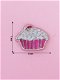 Bedel / Charm 0110, Roze cupcake - 1 - Thumbnail
