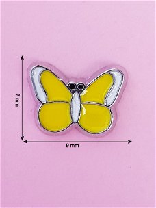 Bedel / Charm 0147, Vlinder geel