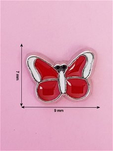 Bedel / Charm 0151, Vlinder rood