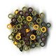 SALE! NIEUW 60 eyelets Assorti Herfst kleuren van Artemio - 1 - Thumbnail