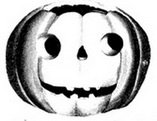 SALE NIEUW unmounted stempel Vintage Halloween Pumpkin van ARTISTIC OUTPOST