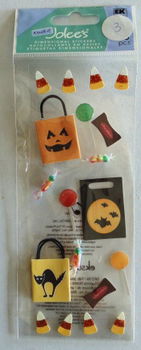 SALE NIEUW Halloween set 31 Die-Cut Stickers van Making Memories & stickervel Jolee's - 2