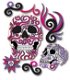 SALE NIEUW Jolee's Boutique Dimensional Stickers Tattoo Skulls - 1 - Thumbnail