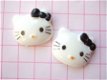 Grosgrain Hello Kitty band met sterretjes ~ 15 mm ~ Zwart - 4 - Thumbnail