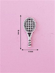 Bedel / Charm 0117, Tennis racket (zilver)