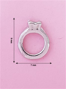 Bedel / Charm 0120, Ring (zilver) - 1