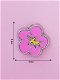 Bedel / Charm 0144, Licht roze bloem - 1 - Thumbnail