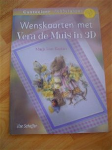 Wenskaarten met Vera de Muis in 3D door Ilse Scheffer