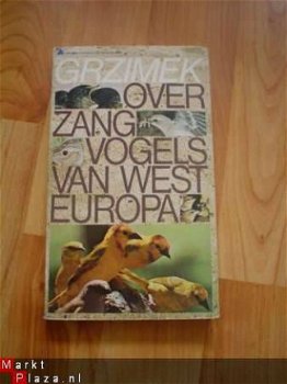 Over zangvogels van West Europa door Grzimek - 1