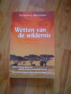 Wetten van de wildernis door Francesca Marciano