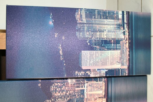 Skyline Hong Kong - 4 canvas panelen - perfecte staat! - 4