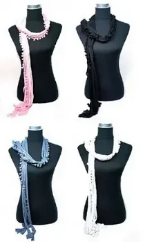 Trendy effen dames sjaals zwart grijs wit blauw bruin lila roze online kopen - 2