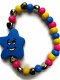 Meisjes armbandje blauw-roze-geel - 1 - Thumbnail