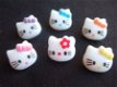 Kleine vilten Hello Kitty strijkapplicatie ~ 4,5 cm ~ Geel - 4 - Thumbnail