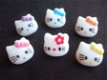 Kleine vilten Hello Kitty strijkapplicatie ~ 4,5 cm ~ Blauw - 4 - Thumbnail