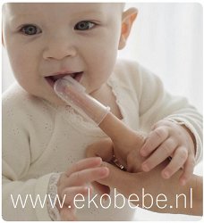 Silicone Vingertandenborstel Baby Kind