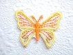 Klein vlindertje strijkapplicatie ~ 3,5 cm ~ Geel - 0 - Thumbnail
