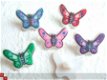 Klein vlindertje strijkapplicatie ~ 3,5 cm ~ Geel - 5 - Thumbnail