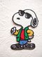 Stoere Snoopy strijkapplicatie ~ 6,5 cm - 0 - Thumbnail