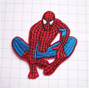 Spiderman strijkapplicatie ~ 7,5 cm - 0
