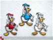 Donald Duck strijkapplicatie ~ 5 cm ~ Blauw - 2 - Thumbnail